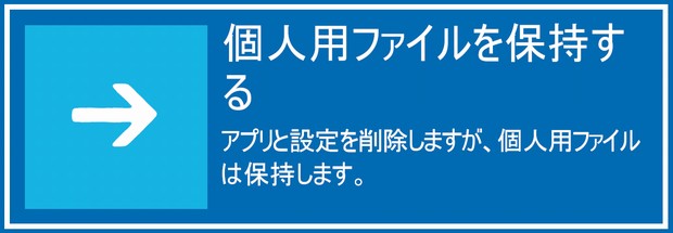 個人用ファイルを保持する